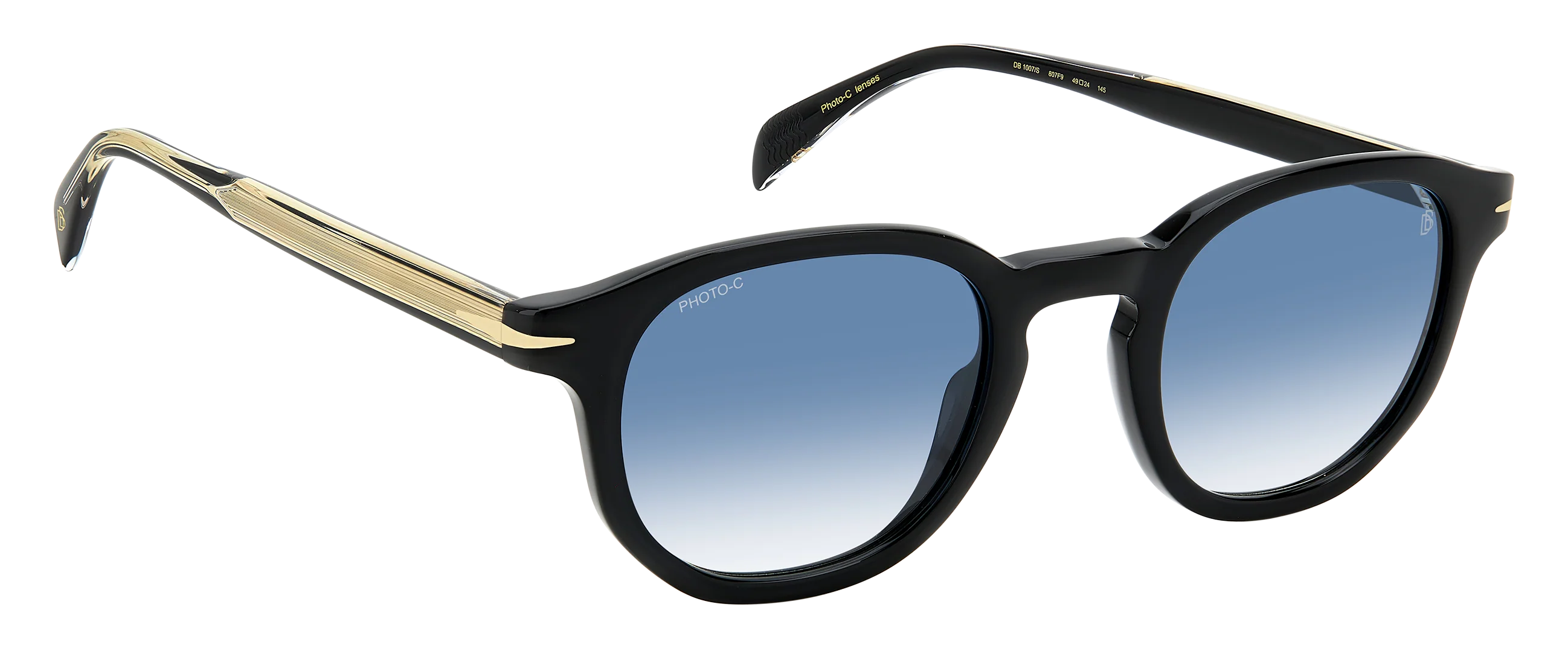 DB 1007/S - Black - Blue Shaded Photocromatic - Image 4