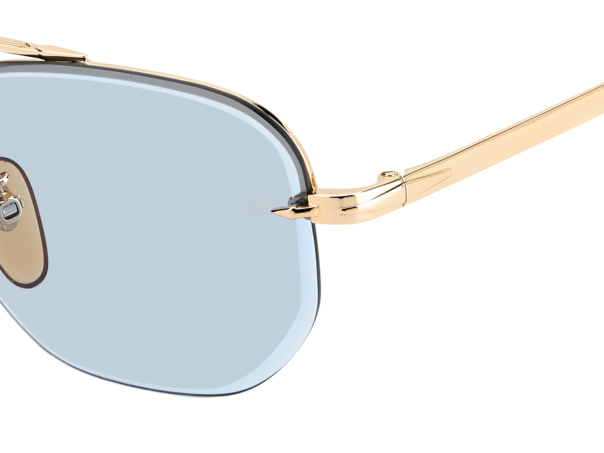 DB 1078/S - Gold Beige Horn - Azure Photocromatic - Image 4