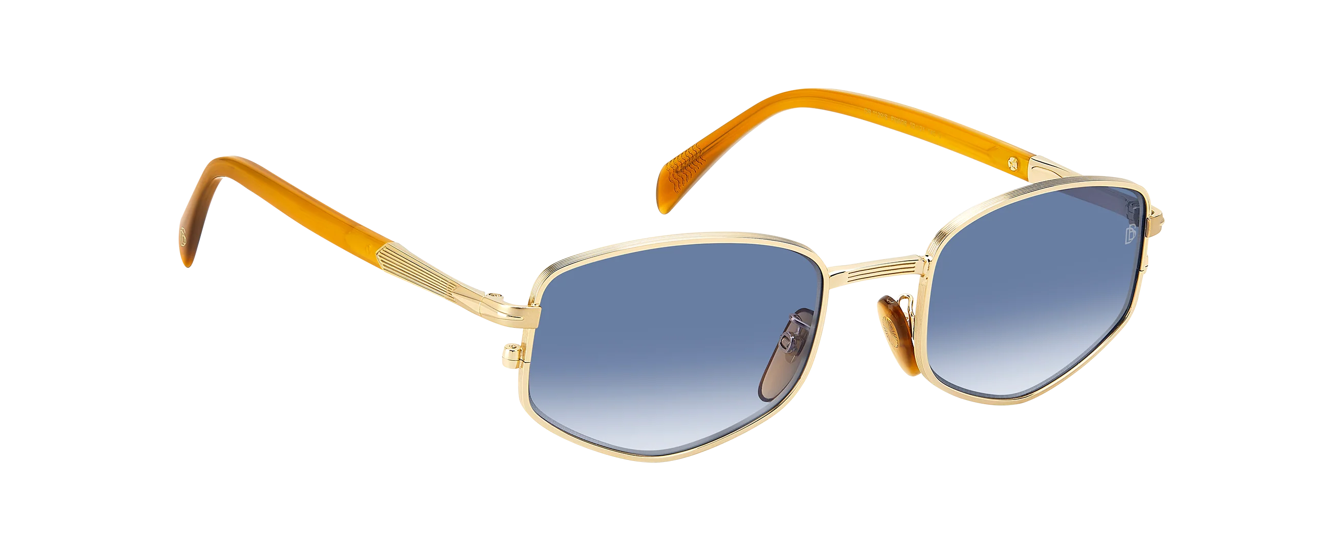 DB 1129/S - Gold Horn - Dk Blue Shaded - Image 3