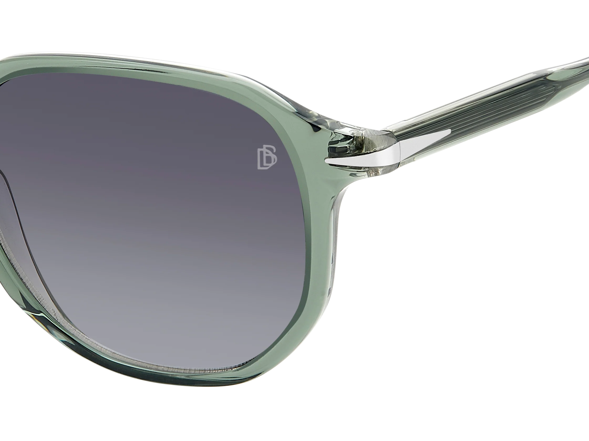 DB 1140/S - Green Crystal - Dark Grey Shaded - Image 4