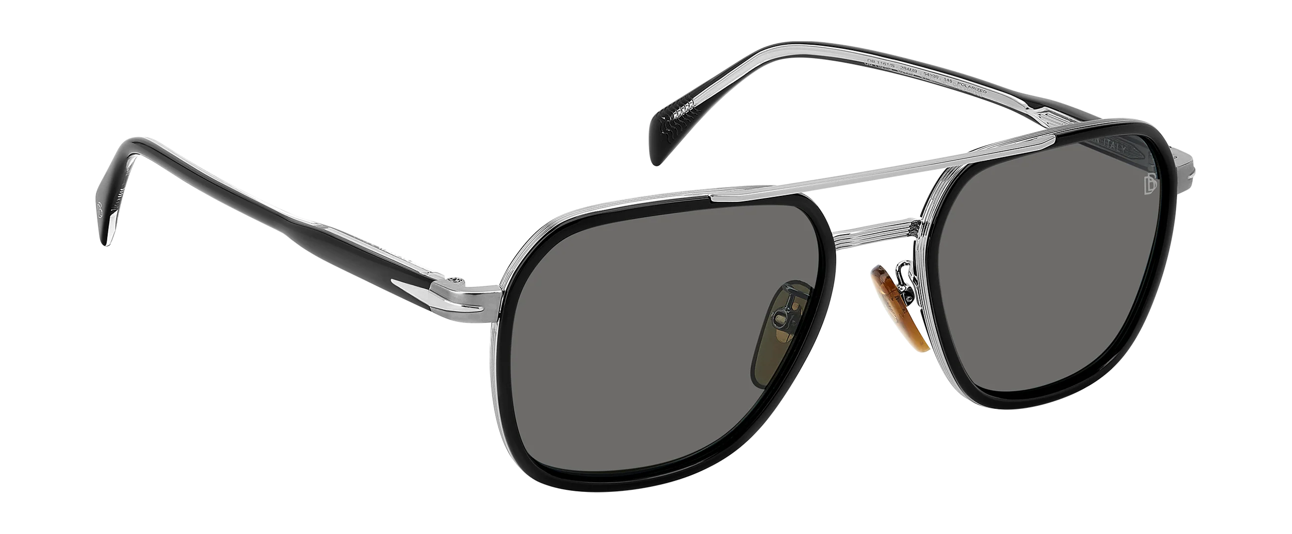 DB 1161/S - Black Ruthenium - Grey Polarized - Image 3