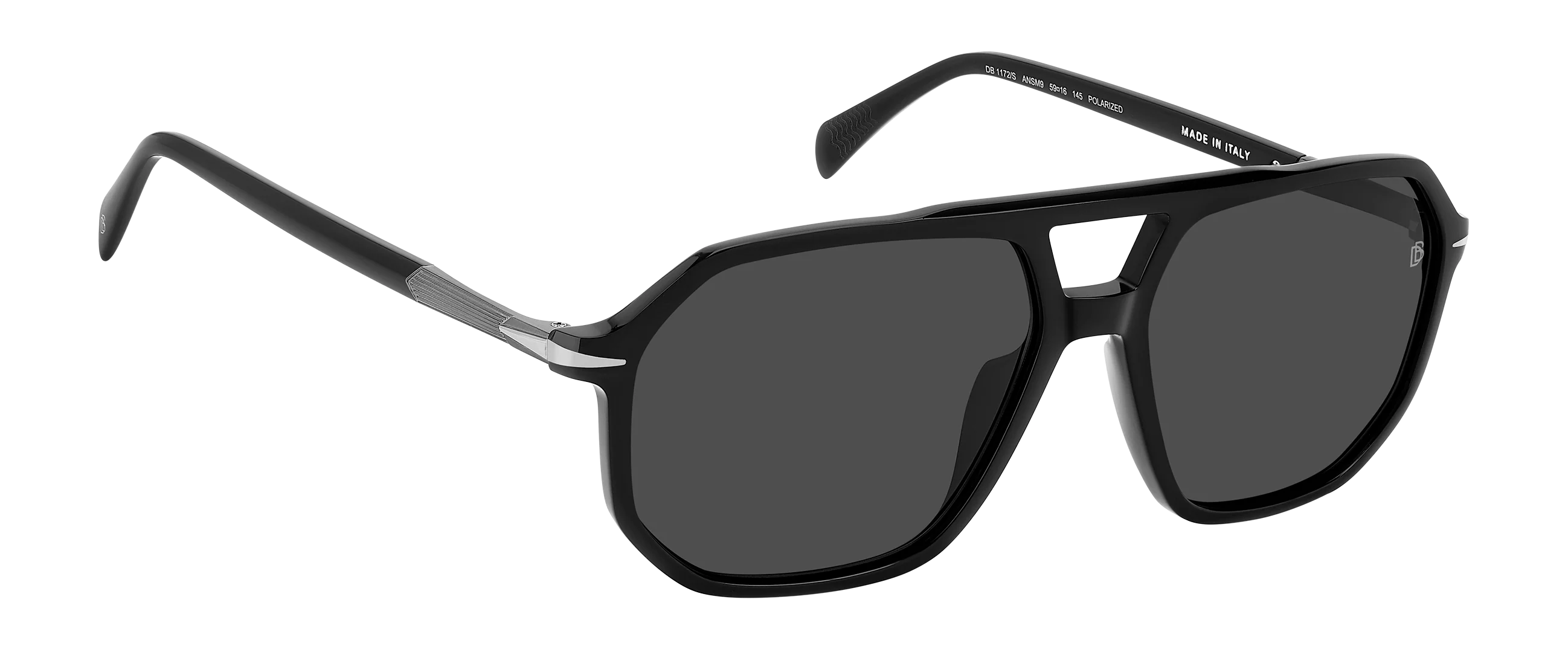 DB 1172/S - Black Dark Ruthenium - Grey Polarized - Image 3