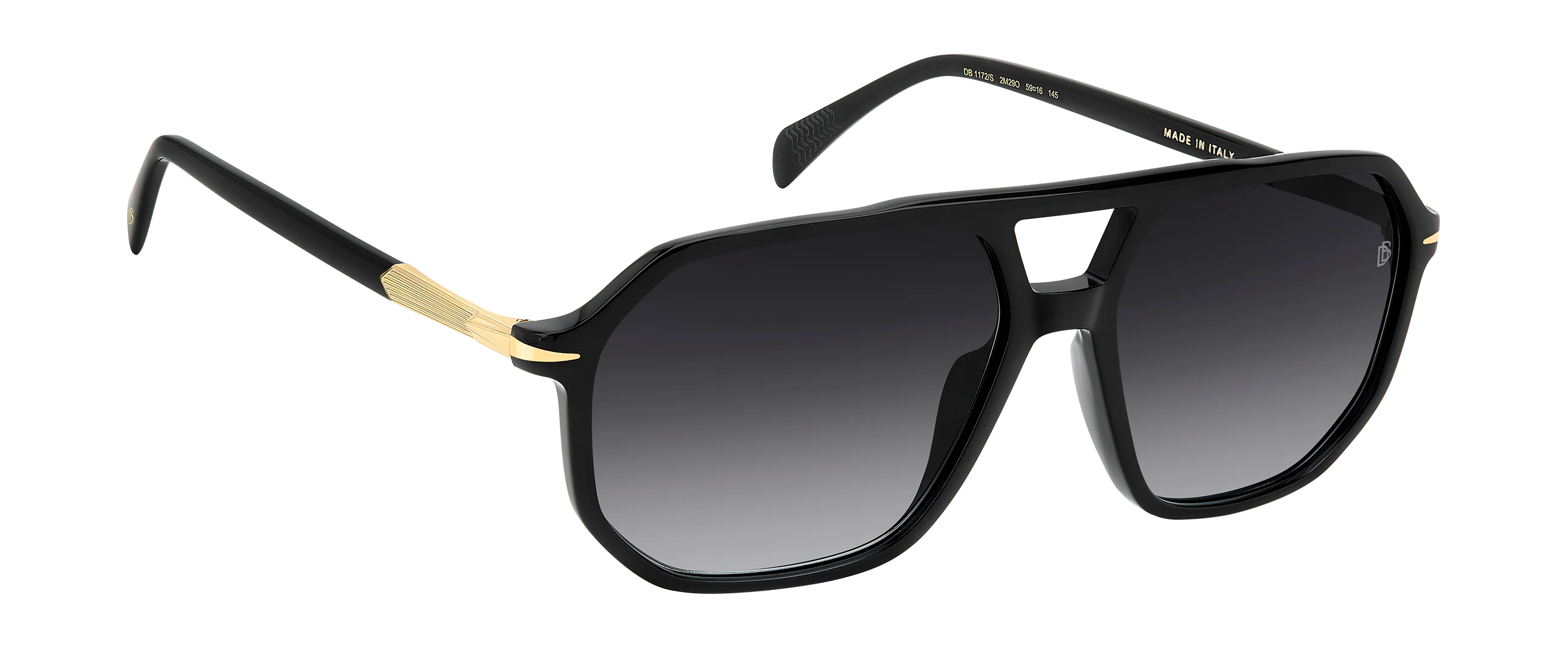 DB 1172/S - Black Gold - Dark Grey Shaded - Image 3