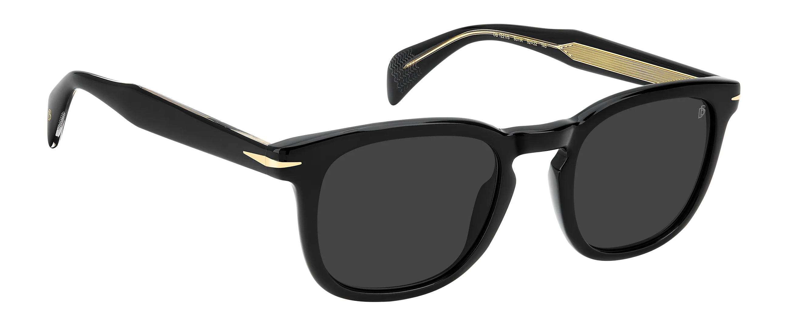 DB 1221/S - Black - Grey - Image 4