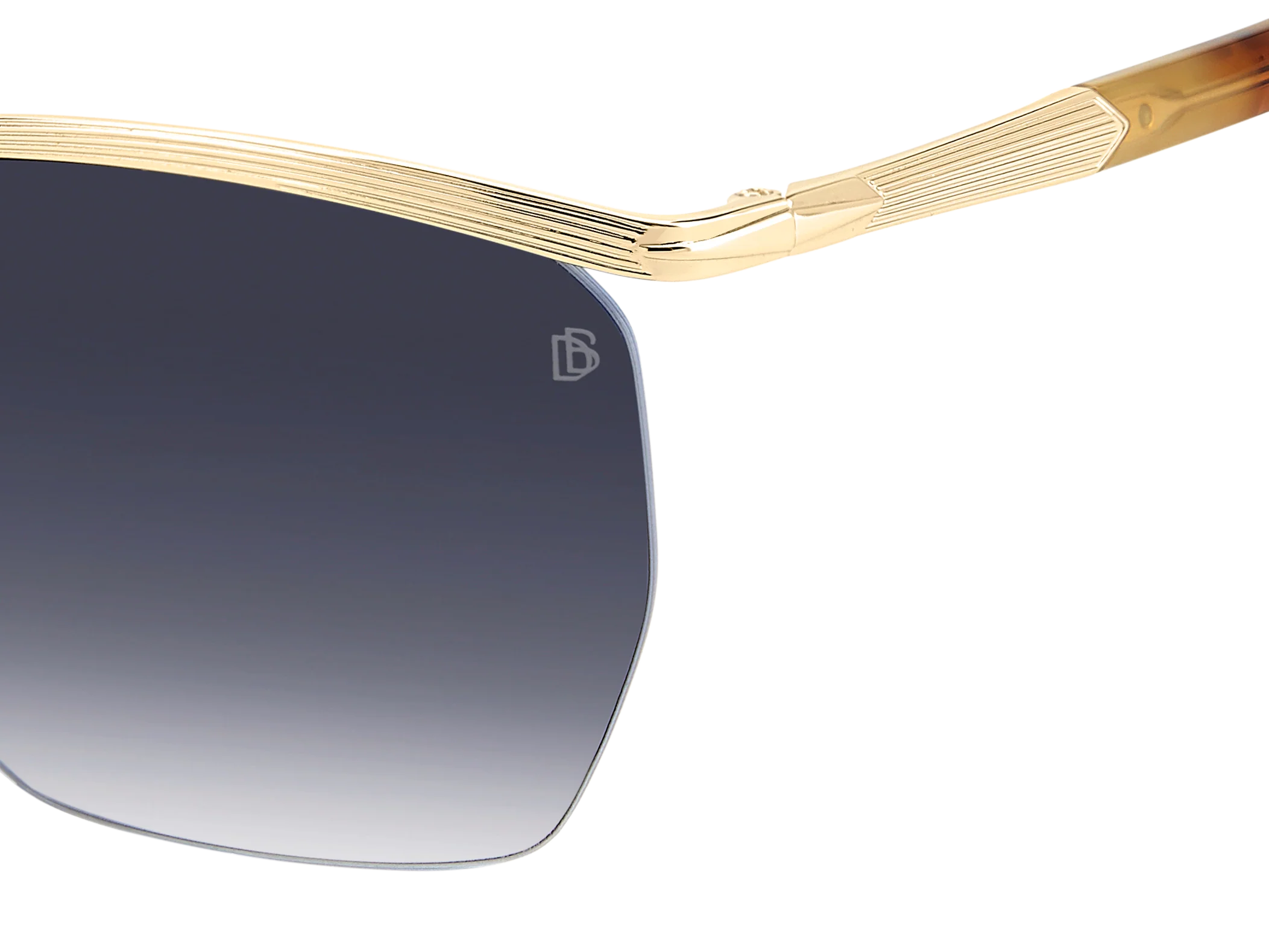 DB 1225/S - Gold Brown Havana - Blue Shaded Antireflex - Image 3