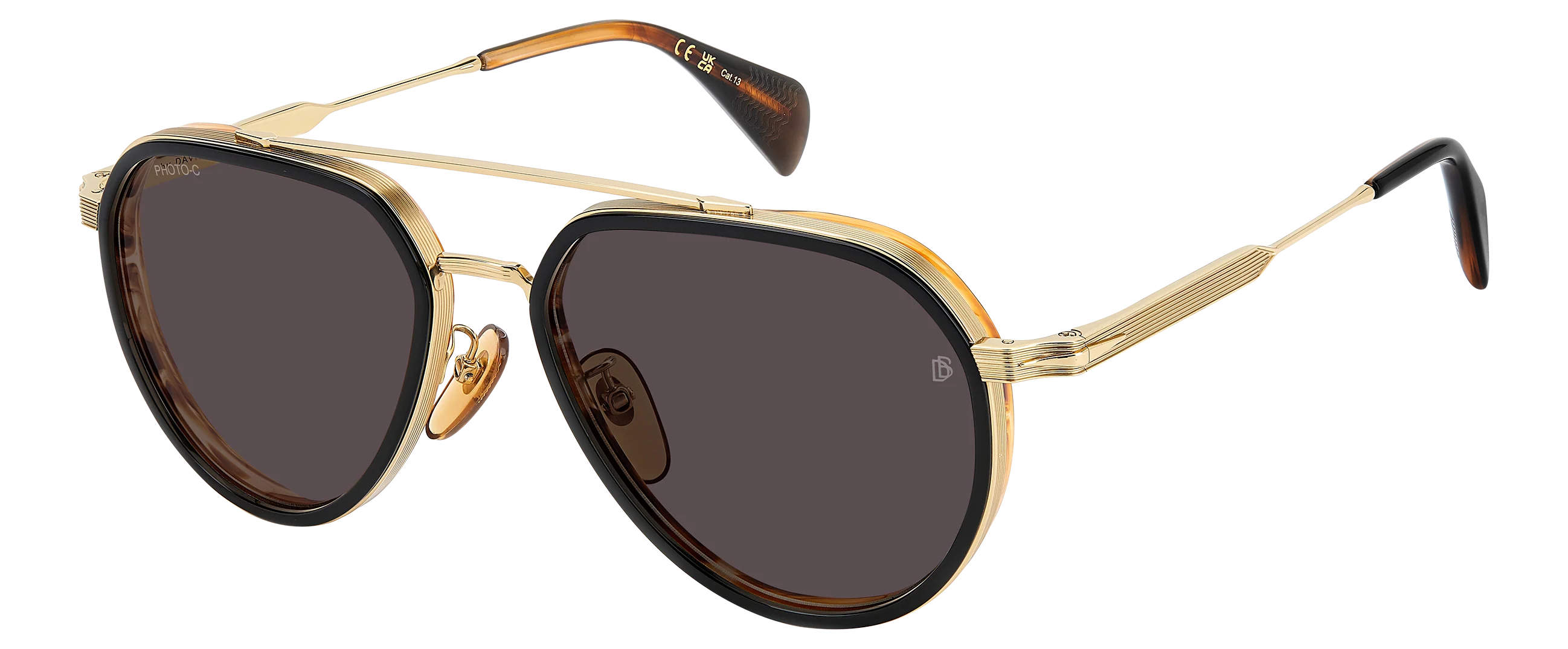 DB 1226/G/S - Gold Black 2 - Pink Photochromic Antireflex - Image 4