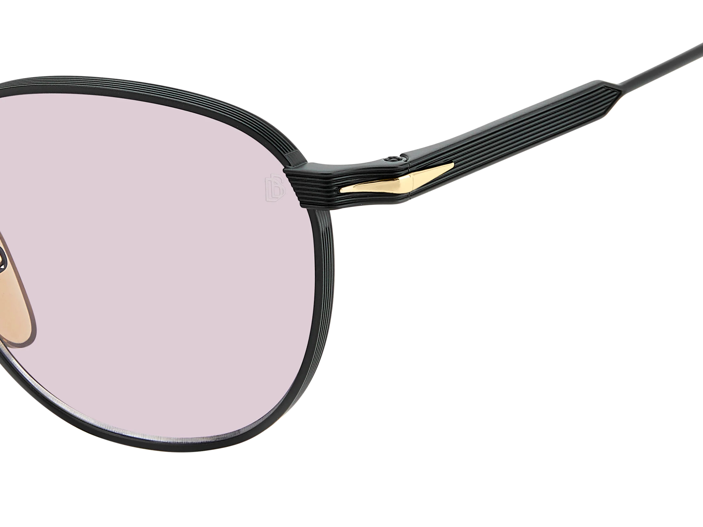 DB 1228/S - Matte Black Gold - Violet Photochromic Antireflex - Image 4