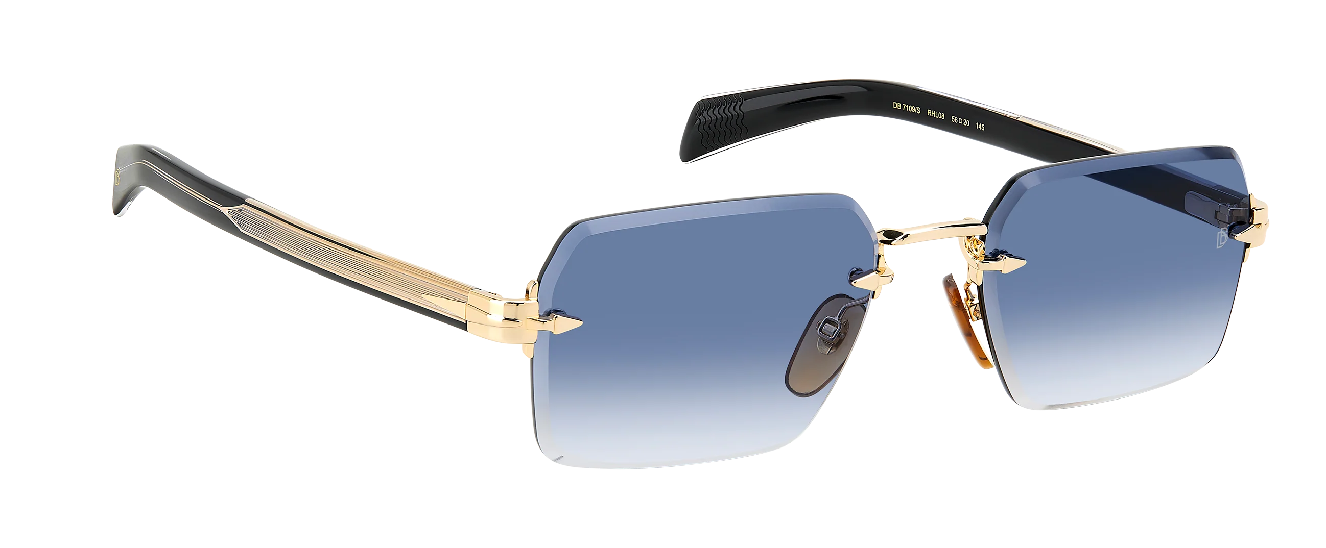 DB 7109/S - Gold Black 2 - Dk Blue Shaded - Image 3