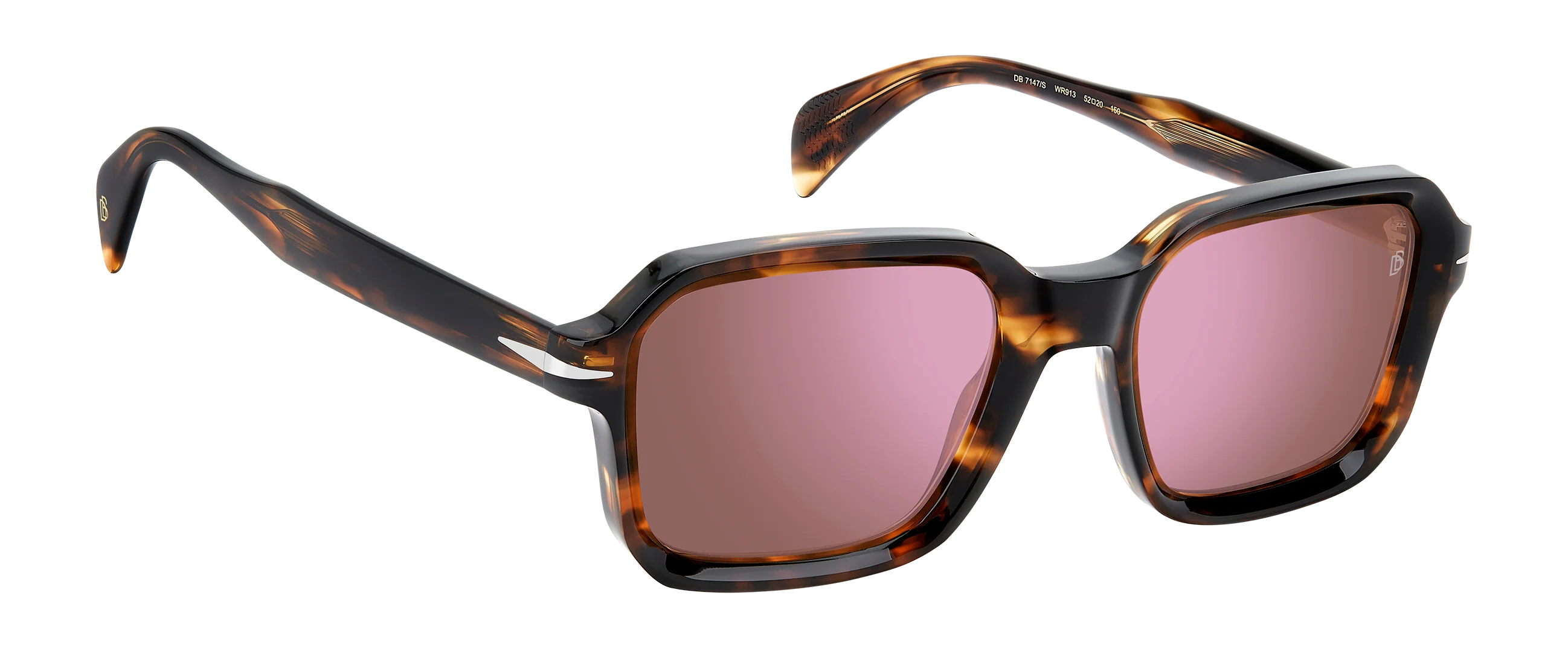 DB 7147/S - Brown Havana - Violet Mirror - Image 4