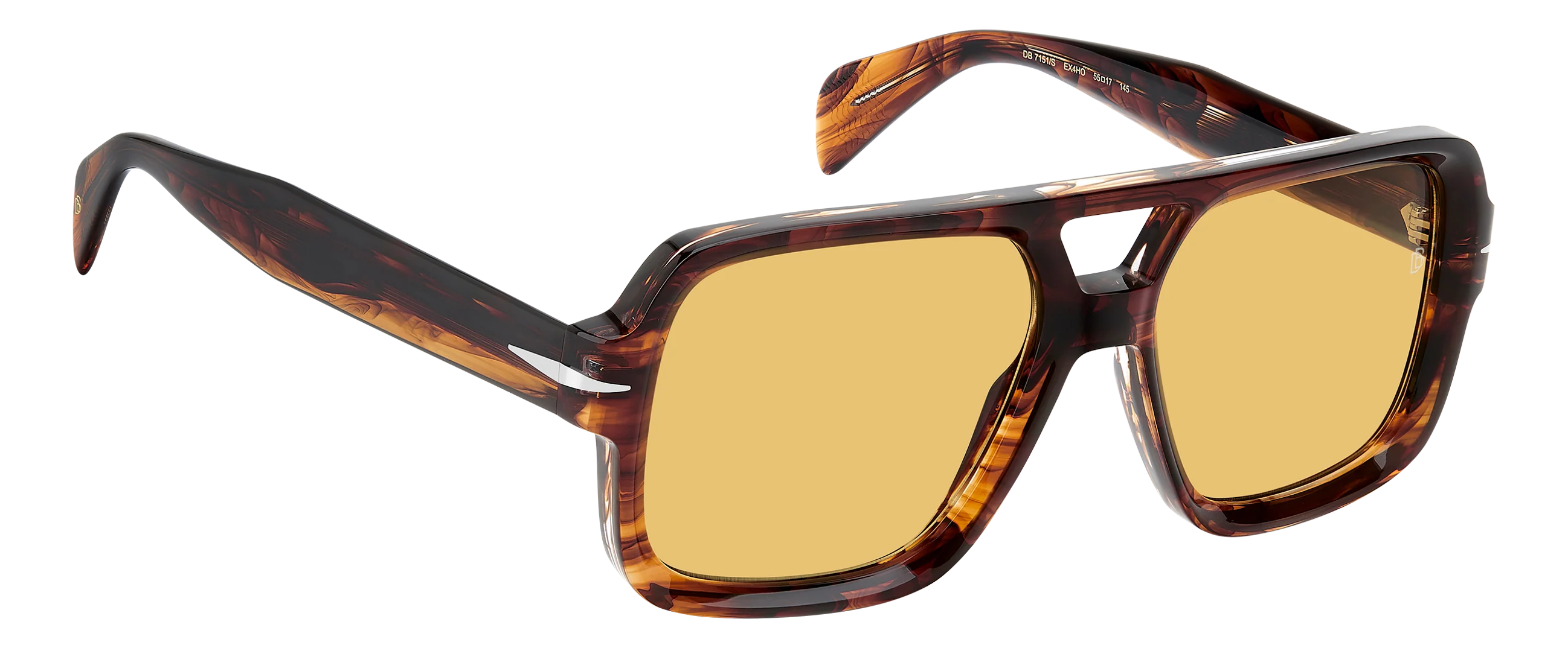 DB 7151/S - Brown Horn - Yellow - Image 3