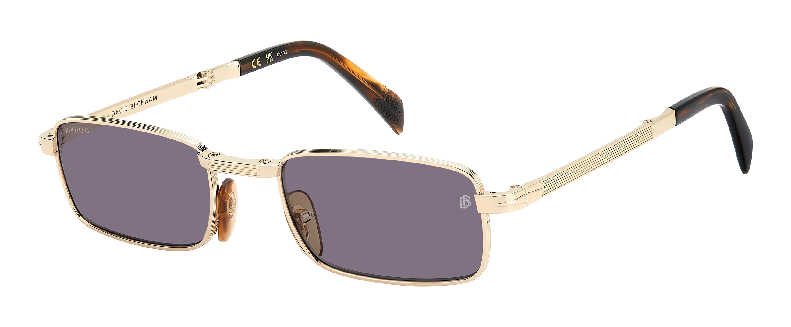 DB 99/ORIGAMI - Gold Brown Horn - Violet To Grey Photochromic - Image 3