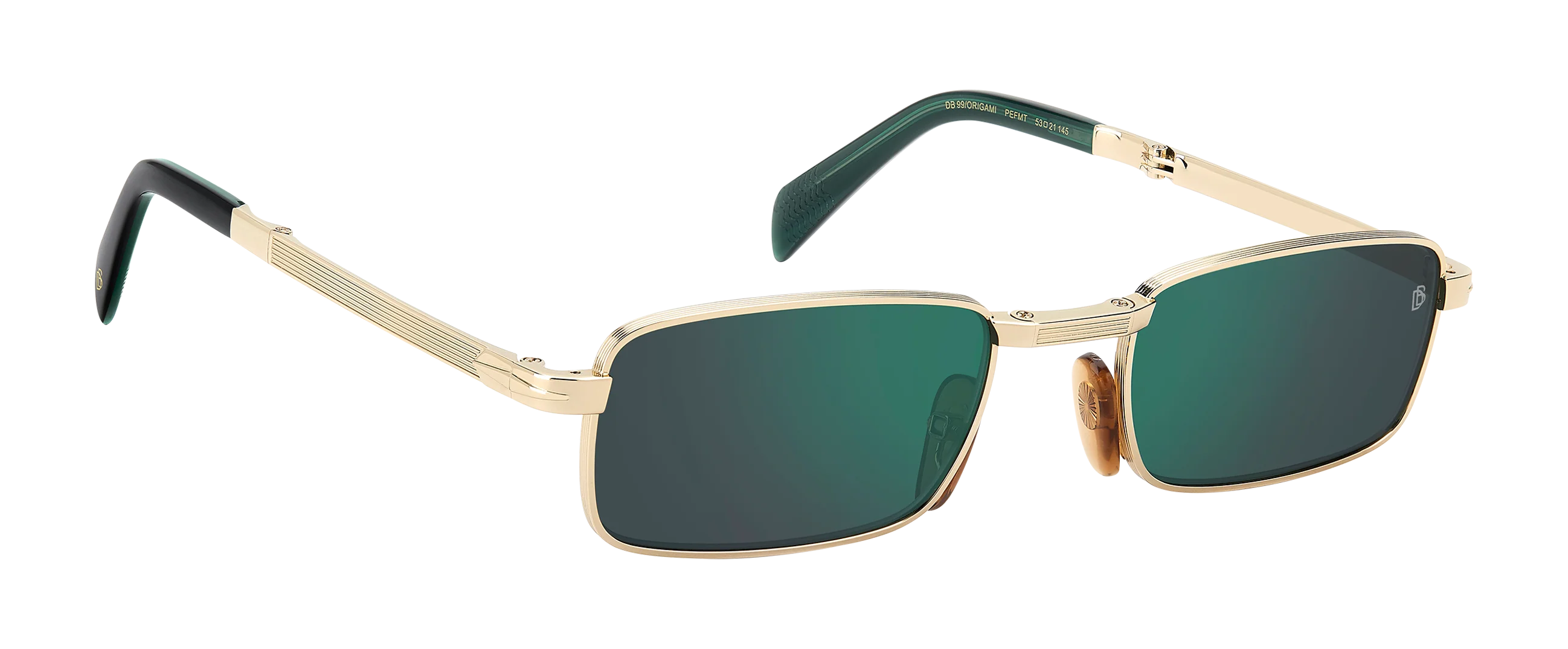 DB 99/ORIGAMI - Gold Green - Green Mirror - Image 3